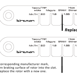 Birzman Slidmåler Til Bremseskiver -Beslag Design Birzman Slidmaaler til Bremseskiver 1589552766 02